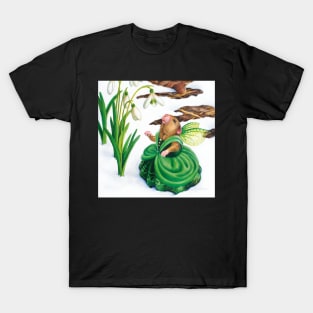 Mouse Fairy & Snowdrops T-Shirt